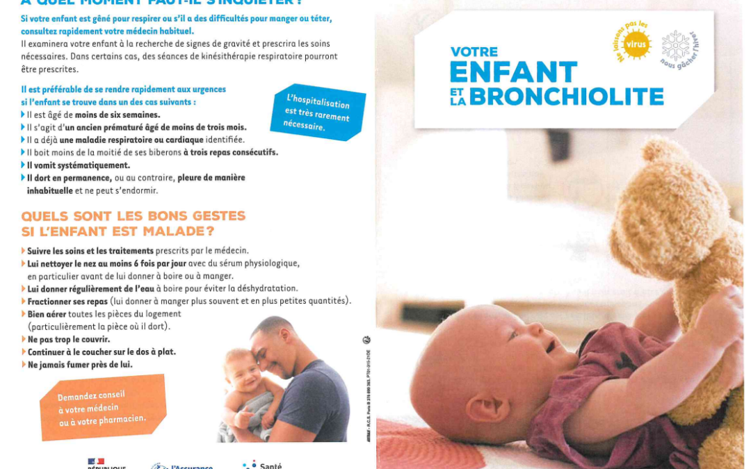 Informations sur la bronchiolite